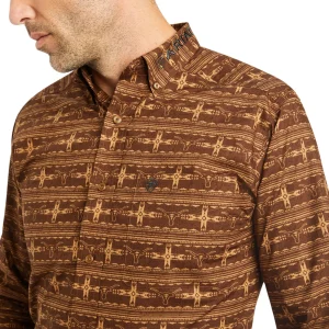 Chemise ARIAT TEAM COLTER FITTED TOFFEE Shirt