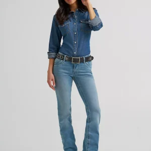 Jeans Wrangler Femme Wrangler® Ultimate Riding Jean Willow Mid-Rise Bootcut
