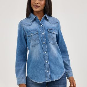 Chemise de jeans Wrangler pour femme