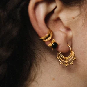 NOIR KALA Anneaux Cosmic - Or