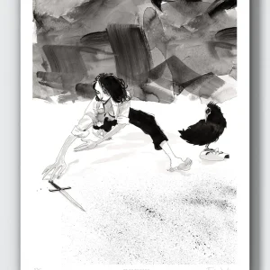 FRED JOURDAIN Affiche Ace of Swords