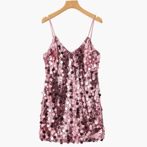 Robe mini à paillettes pour soirée