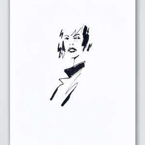 FRED JOURDAIN Affiche Croquis