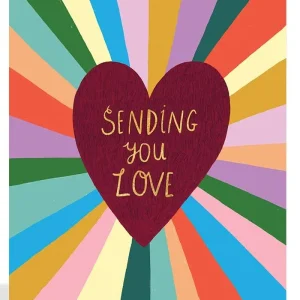 HALFPENNY POSTAGE Carte Grand cœur