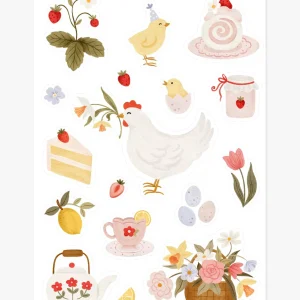 MARIE-LISE Feuille d'autocollants - La Campagne