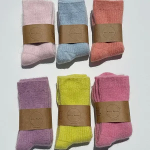 BILLY BAMBOO Chaussette Angora - Pastel Neige