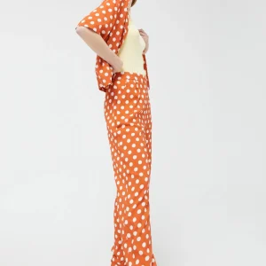 COMPANIA FANTASTICA Pantalon - Pois Orange
