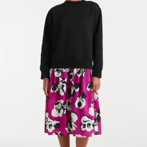 COMPANIA FANTASTICA Robe Midi Vivid Viola