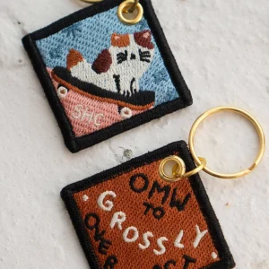 STAY HOME CLUB Porte-clés - OMW to Overreact