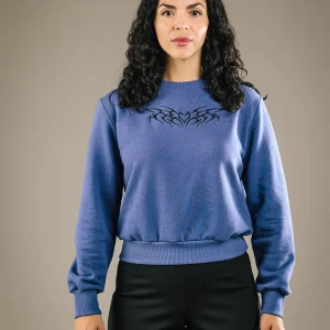 MERCEDES MORIN Crewneck Sigil - Lavande