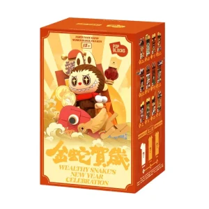 POP MART Bloc de Figurines Wealthy Snake Nouvel An Chinois