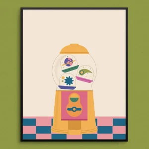 MAD LOVE CREATIVE Affiche Galaxy Capsules