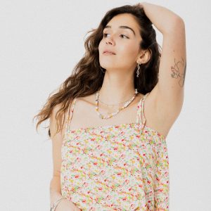 ANANAS BANANAS Camisole Isabella - Fleur blanc
