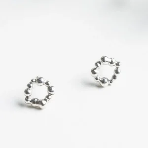 MICHELLE KEMP Boucles d'Oreilles Hoag - Argent