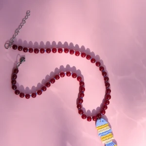 CROCODILE AGILE Collier Poisson