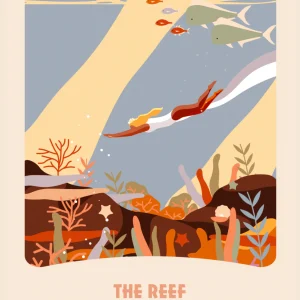 SURF TAROT Affiche Tarot - The Reef