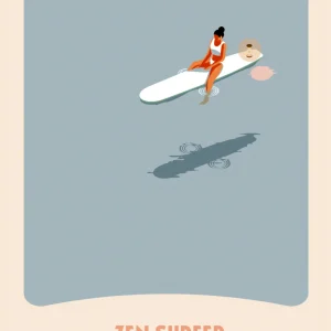 SURF TAROT Affiche Tarot - Zen Surfer