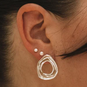 SARAH BIJOUX Boucles d'Oreilles Lave