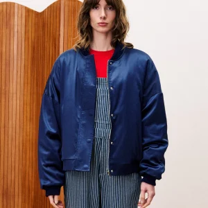 FRNCH PARIS Bomber Assam - Bleu Marine