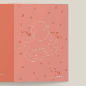 LAURIE-ANNE Carte de Souhait - Je pense à toi tout le temps