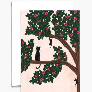 MIMI & AUGUST Carte Chats dans l'Arbre