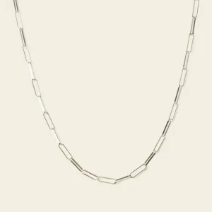 SARAH BIJOUX Chaine Trombone - Argent