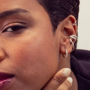 VÉRONIQUE ROY JWLS Boucles d'Oreilles Déterminée - Argent