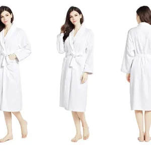 Robe de bain Unisexe Éponge Lavande