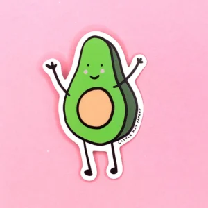 LITTLE MAY PAPERY Autocollant en Vinyle - Avocat