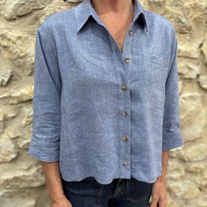 Chemisier Khloe chambray - SACRÉCOEUR