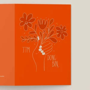 LAURIE-ANNE Carte de Souhait - Jtm donc bin