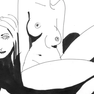 FRED JOURDAIN Affiche Flâneuses