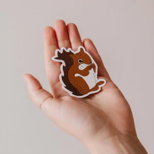 MIMI & AUGUST Autocollant en Vinyle - Écureuil