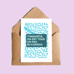 OUI MANON Carte Tous bi-curieux