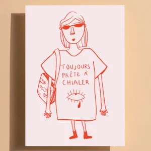 LISANOSAURE Carte Postale - Prête à Chialer