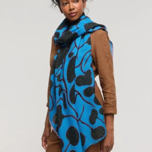 PRINCESSE & DRAGON Foulard Gemma - Bleu Électrique