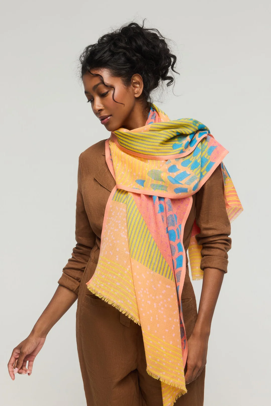 PRINCESSE & DRAGON Foulard Sonate - Corail – Image 2