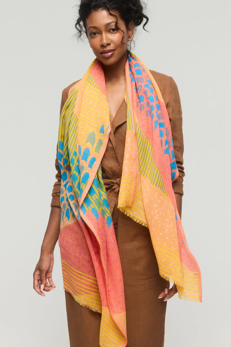 PRINCESSE & DRAGON Foulard Sonate - Corail – Image 4