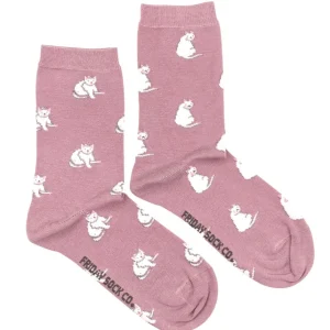 FRIDAY SOCK CO. Chaussettes - Chat blanc