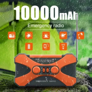 Radio Urgence Solaire 10000mAh Édition Limitée Pour Terrain