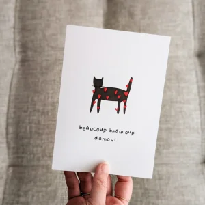 MIMI & AUGUST Carte de Souhait - Beaucoup Beaucoup d'Amour