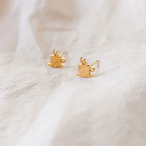 MIMI & AUGUST Boucles d'Oreilles Cafecito