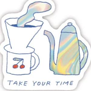 FOONIE Autocollant Slow Coffee