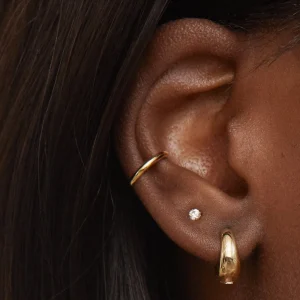 TWENTY COMPASS Boucles d'Oreilles Mini Bold Hoops