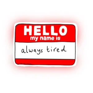 LITTLE MAY PAPERY Autocollant en Vinyle - Hello my Name is..