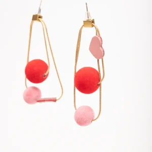 VEINAGE Boucles d'Oreilles Amour Caché