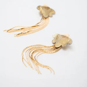 VEINAGE Boucles d'Oreilles Praline