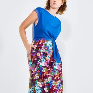 DAGG & STACEY Top Amelia - Bleu Cobalt
