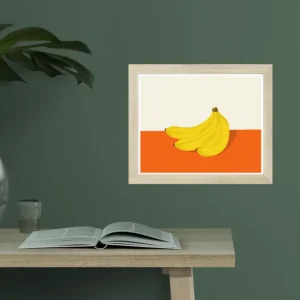 ANNE JULIE DUDEMAINE Affiche Bananes Mûres