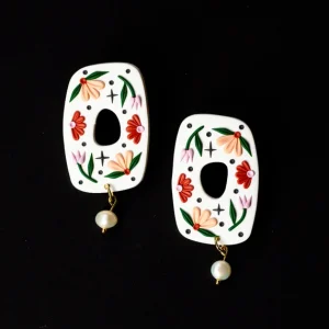 SLOW DAY STUDIOS Boucles d'oreilles Floral Automne